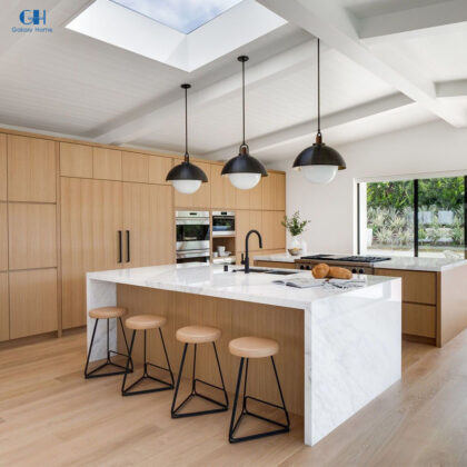 Natural Wood Grain Kitchen Cabinet | GalaxyHome