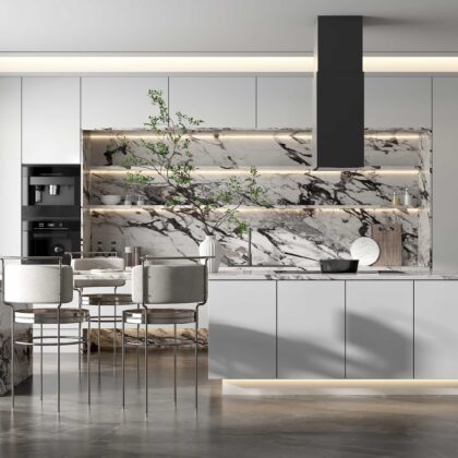 Minimalist Kitchen Cabinet for Refined Interiors | GalaxyHome