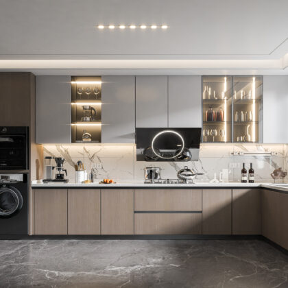 Floor-to-Ceiling Kitchen Cabinet for Architectural Storage | GalaxyHome