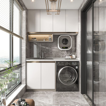 Utility Room Laundry Cabinet for Better Home Workflow | GalaxyHome