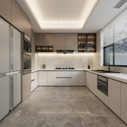 Concealed Kitchen Storage Cabinet for Clean Aesthetics | GalaxyHome