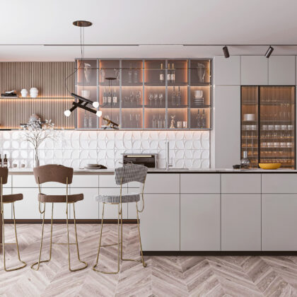 Deep Storage Kitchen Cabinet for Integrated Organization | GalaxyHome
