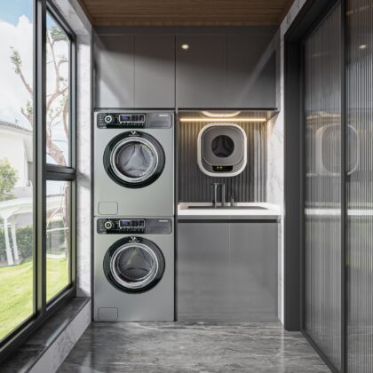 Organized Laundry Cabinet for Efficient Household Management | GalaxyHome