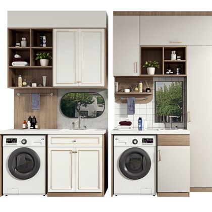 High-Efficiency Laundry Cabinet for Smart Homes | GalaxyHome