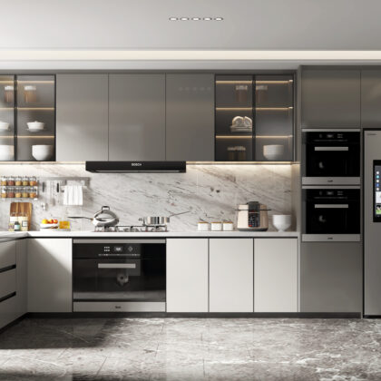 Multi-Compartment Kitchen Cabinet for Structured Order | GalaxyHome