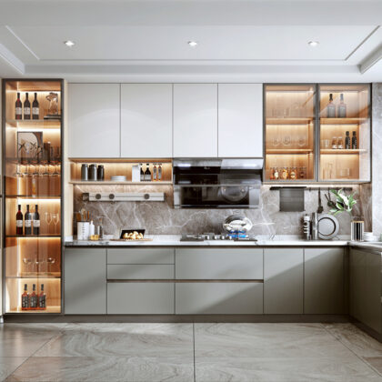 Clean Environment Kitchen Cabinet for Hygienic Living | GalaxyHome