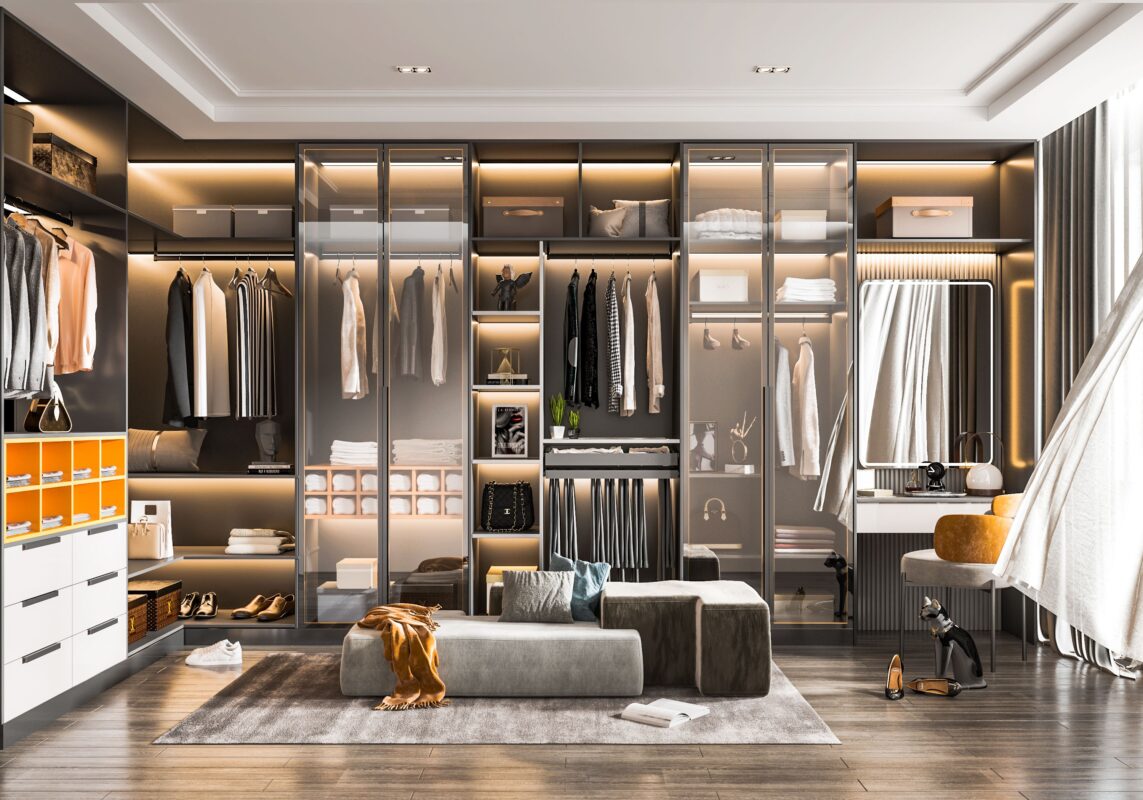 Luxury Walk-In Wardrobe Systems for Elegant Living