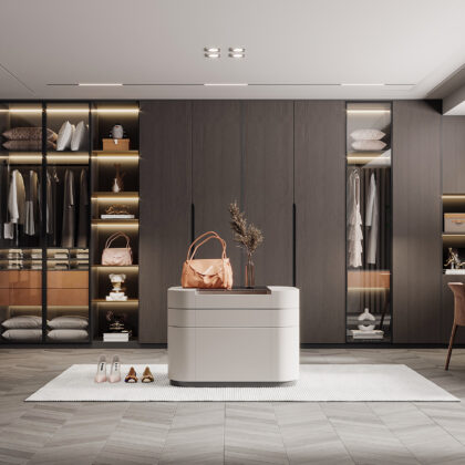 Master Suite Wardrobes Designed for Refined Living