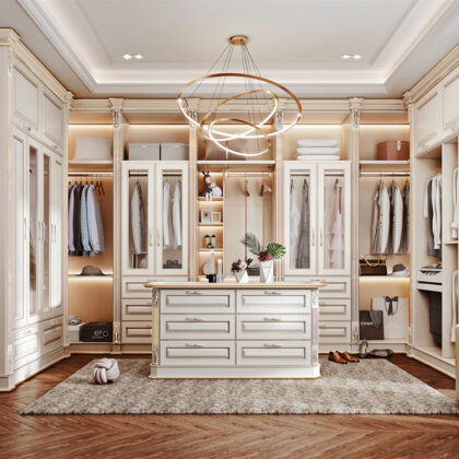 Floor-to-Ceiling Wardrobe Systems for Optimized Space