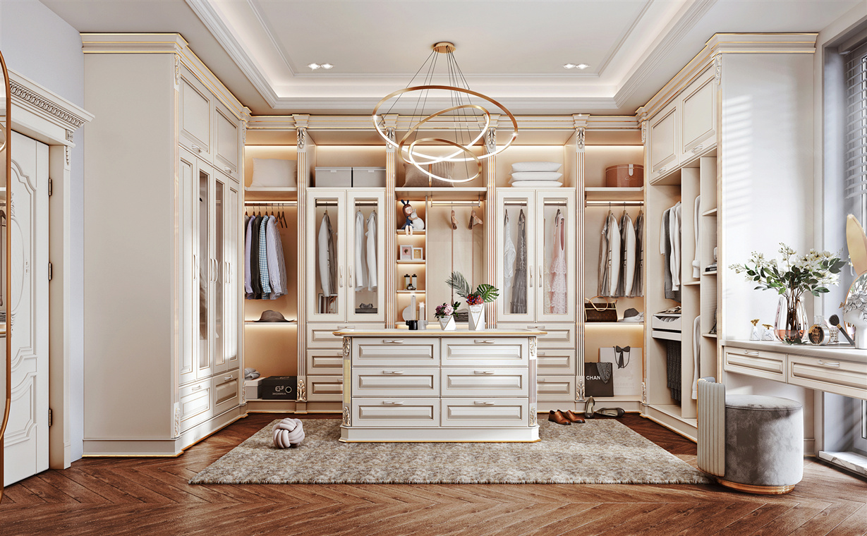 Floor-to-Ceiling Wardrobe Systems for Optimized Space