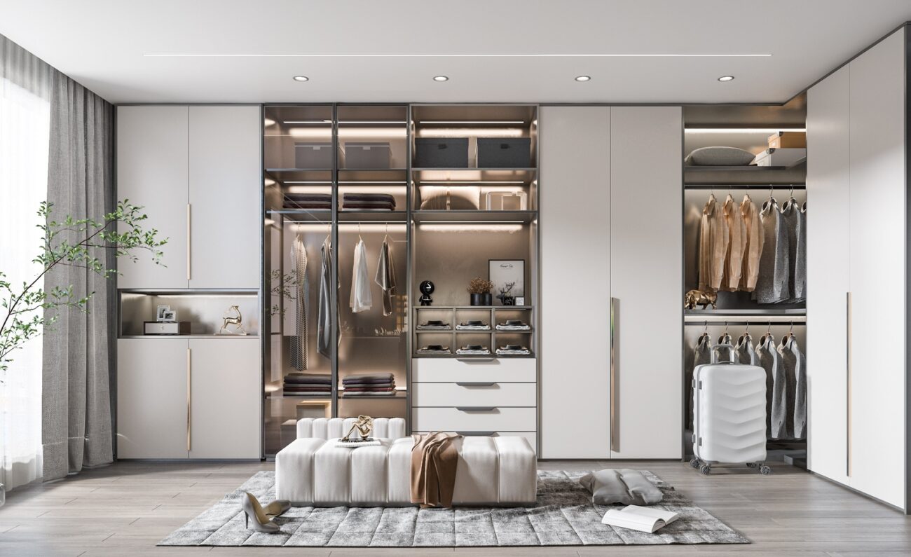 Floor-to-Ceiling Wardrobe Systems for Maximum Storage
