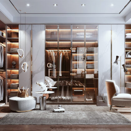 Exclusive Wardrobe Interiors with Personalized Storage