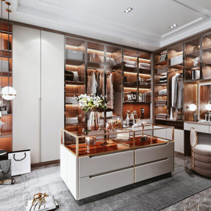 Customized Wardrobe Solutions for Elegant Master Suites