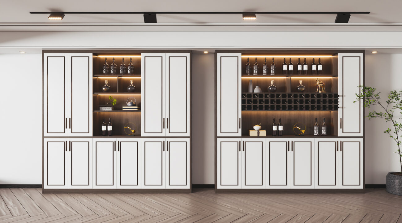 Built-In Wine Cabinet Systems for Residential Projects