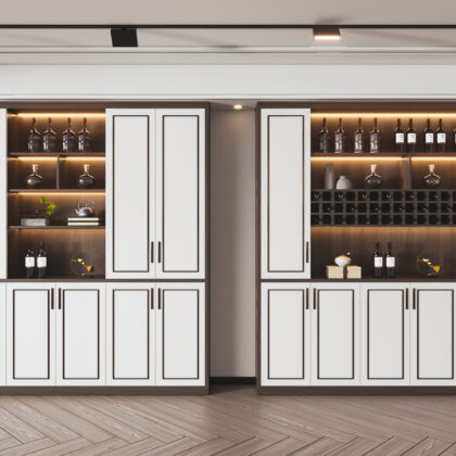 Built-In Wine Cabinet Systems for Residential Projects