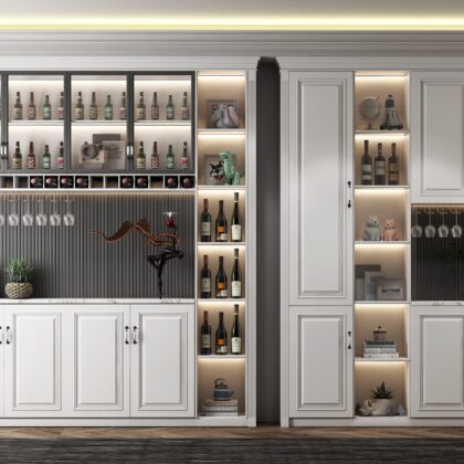 Built-In Wine Wall Systems for Multi-Unit Residential Developments | Engineered for Consistency, Cost Efficiency, and Batch Production Stability